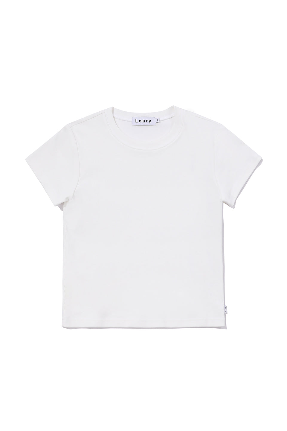 Essential Round-neck Slim Fit T-shirt Ivory