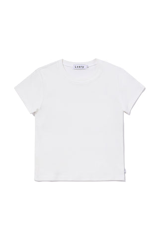 Essential Round-neck Slim Fit T-shirt Ivory