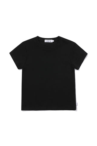 Essential Round-neck Slim Fit T-shirt Black